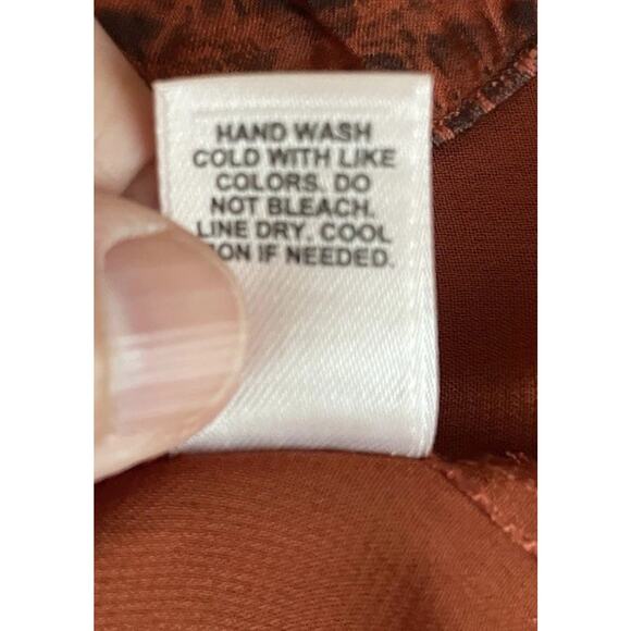 CATO Y2K Boho Blouse Top Womens Size 14 /16W Sinister Whimsgoth Bat Wing Shirt - Picture 9 of 9